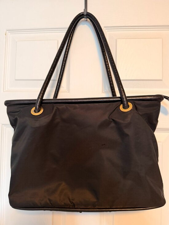 Celine Handbags - Celine Paris Nylon Tote Bag